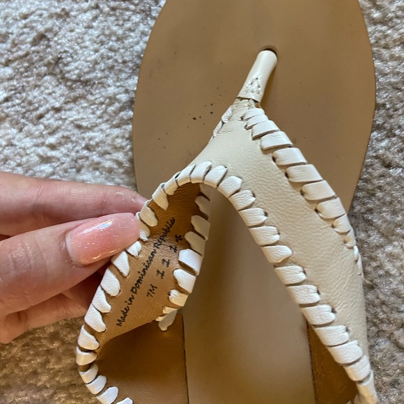 Like New Tan Jack Roger Sandals - Picture 2 of 3